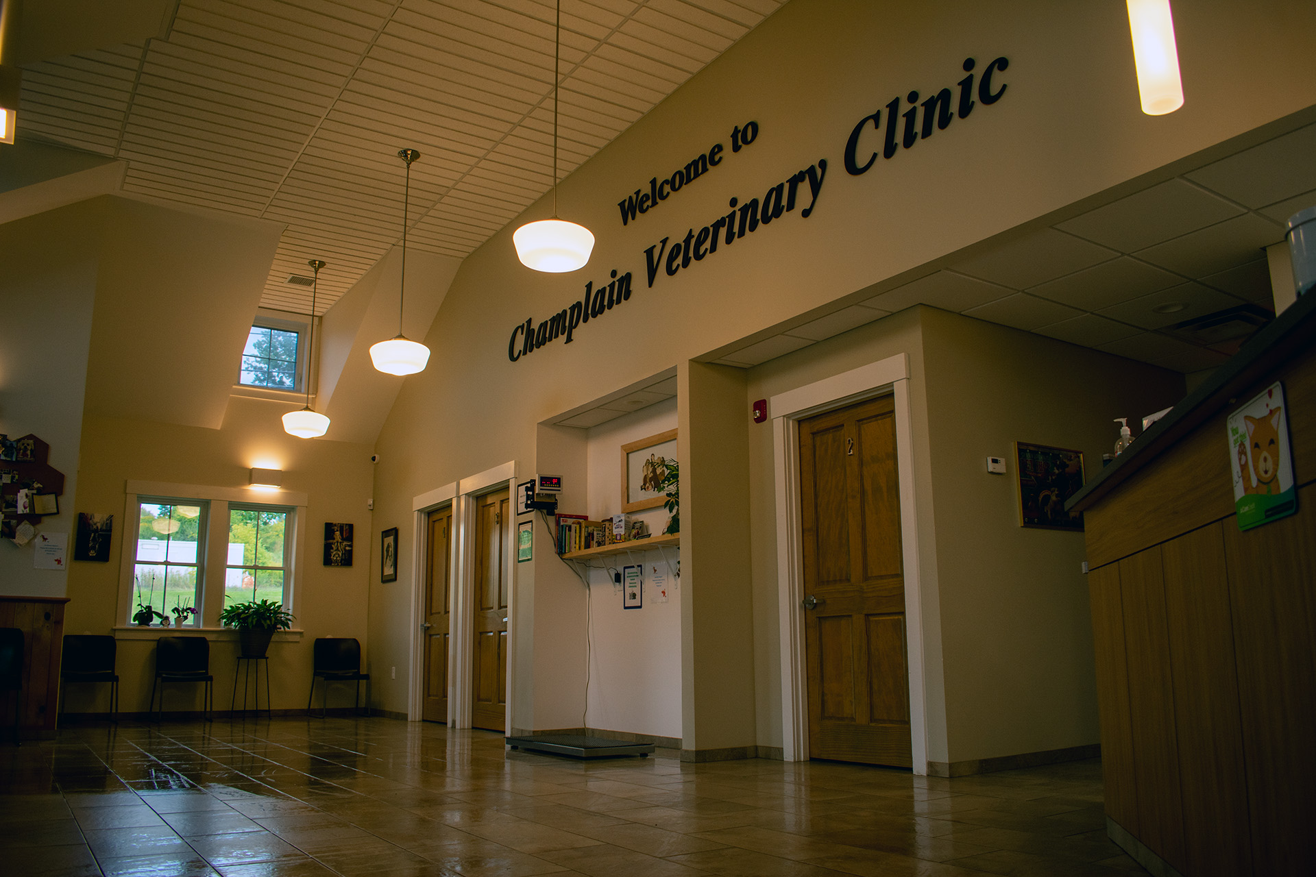 Champlain Veterinary Clinic interior